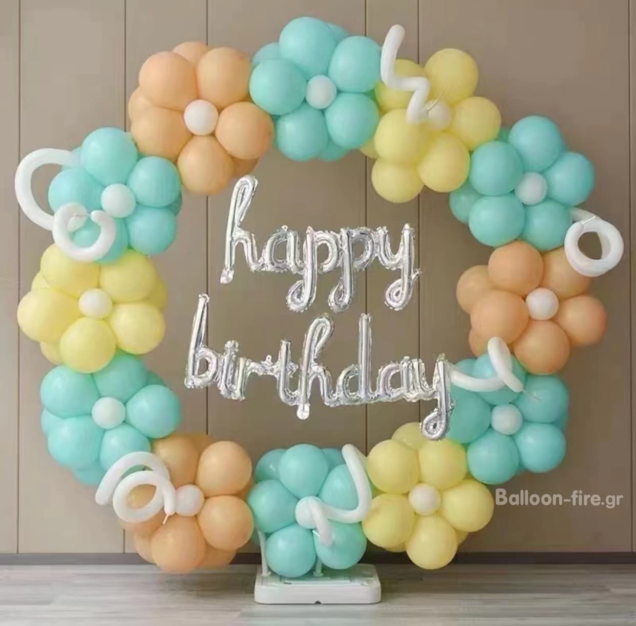 Κύκλος κατασκευή με Happy Birthday