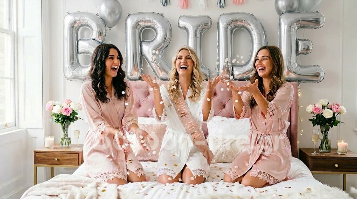 Μπαλόνια BRIDE ασημί γεμισμένα με ήλιον για Γάμο