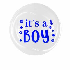  Αυτοκόλλητο It's a Boy μπλε, για μπαλόνια  