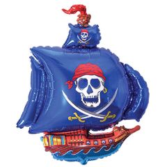Μπαλόνια πειρατικό καράβι μπλε 83 εκατοστά