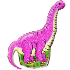 Μπαλόνια δεινόσαυρος βροντόσαυρος ροζ  83 εκατοστά