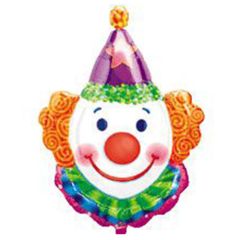 Anagram Μπαλόνια Supershape Clown κεφάλι