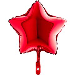 Μπαλόνι foil 4'' κόκκινο αστεράκι