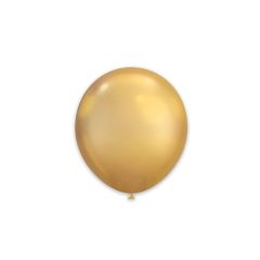 Μπαλόνια χρυσό Chrome 6'' Extra Metallic συσκευασία 50 τεμαχίων