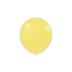 Μπαλόνια 5 ιντσών ματ Macaron Κίτρινο (100 τεμάχια)