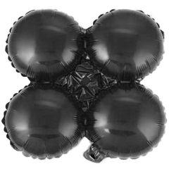 Μπαλόνια γιρλάντας μαύρο Flexmetal
