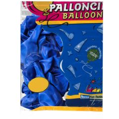 Μπαλόνια latex μπλε 13 ιντσών Rocca Italy Balloons 15 τεμάχια
