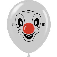 Μπαλόνια τυπωμένα Clown 100 τμχ