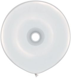 Qualatex Μπαλόνια Geodonut Λευκό 16 inch 25 τεμάχια ND