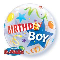 Bubble μονό Birthday Boy Party Hat ND