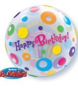 Bubble μονό Birthday Cupcake and Dots ND