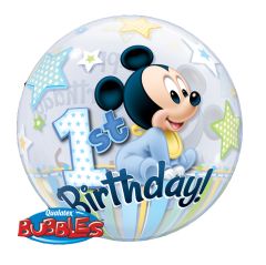 Bubble Μονό Mickey 1st Birthday 22&quot; ND