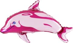 Μπαλόνια δελφίνι ροζ 80 εκατοστά