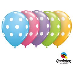Qualatex Μπαλόνια Polka dots 11 inch