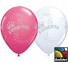 Qualatex Μπαλόνια Princesses Glitter 11 inch 25 τεμάχια ND