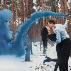 Καπνογόνο μπλε Mr Smoke 1 - Gender Reveal Αποκάλυψη Φύλου