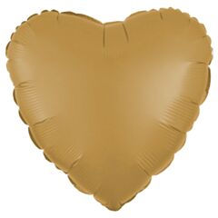 Balloon Heart 18'' Gold BF