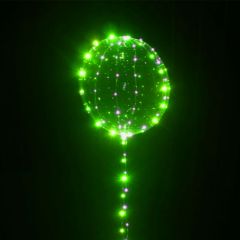 Μπαλόνι φωτιζόμενο 24 ιντσών LED πράσινο