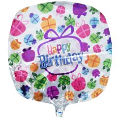 Μπαλόνι 18 inch Happy birthday τετράγωνο ND