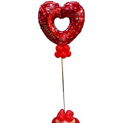 Μπαλόνι καρδιά Flexmetal 36 ιντσών Groovy Love ND
