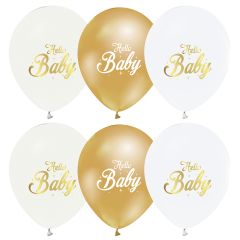 Μπαλόνια 12,5'' Hello Baby (100 τεμάχια)