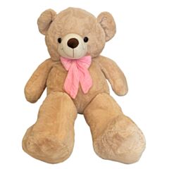 Bear Plush Toy 110cm with Pink Ribbon