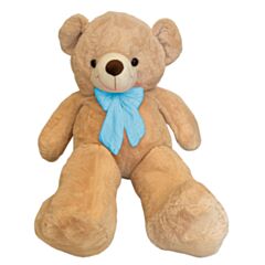 Bear Plush Toy 110cm with Light Blue Ribbon