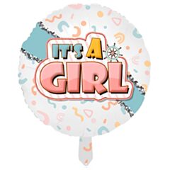 Balloon It's A Girl Baby Shower New - 45cm