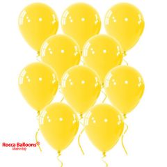 Μπαλόνι κίτρινο ματ 5 ιντσών 100 τεμάχια