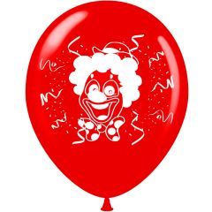 Μπαλόνια 12 ιντσών τυπωμένα Κλόουν (100 τεμάχια) 