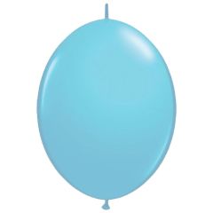 Μπαλόνι latex γαλάζιο με 2 άκρες γιρλάντας 6 ιντσών 100 τεμάχια