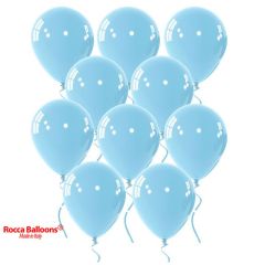 Μπαλόνι γαλάζιο μπεμπέ ματ 5 ιντσών 100 τεμάχια