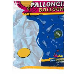 Μπαλόνια latex γαλάζιο μπεμπέ 12 ιντσών Rocca Italy balloons 100 τεμάχια