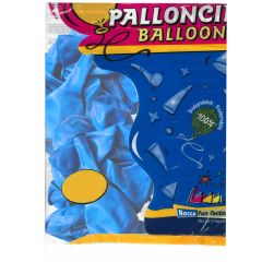 Μπαλόνια latex 13 ιντσών περλέ γαλάζιο Rocca Italy Balloons 100 τεμάχια