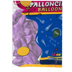 Μπαλόνια latex λιλά 12 ιντσών Rocca Italy balloons 100 τεμάχια