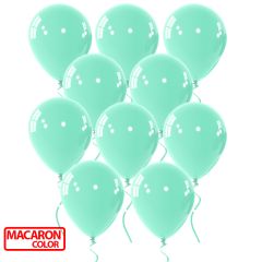 Μπαλόνια latex Macaron μέντα 12 ιντσών,100 τεμάχια 