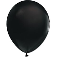 Μπαλόνι 12'' (30cm) Μαύρο Ματ (25 Tεμάχια) - Marco Polo Quality Balloons