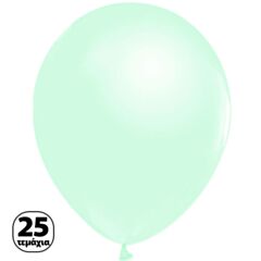 Μπαλόνι 12'' (30cm) Μέντα Macaron (25 Tεμάχια) - Marco Polo Quality Balloons