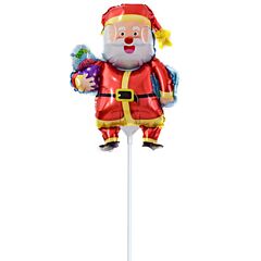 Μπαλόνι minishape Άγιος Βασίλης με αυτόματη βαλδίδα - Κωδ. Santa 02 