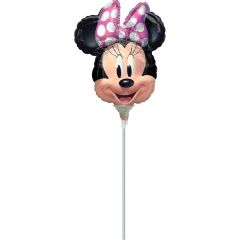 Μπαλόνια Minnie Mouse minishape με ροζ φιόγκο, Anagram