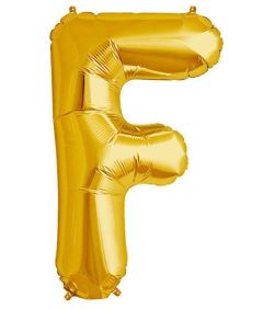 Μπαλόνια γράμματα 1 μέτρο χρυσό F