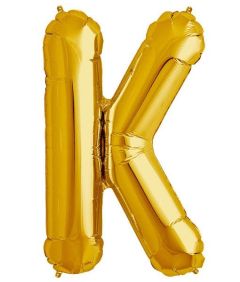 Μπαλόνια γράμματα 1 μέτρο χρυσό K