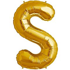 Μπαλόνια γράμματα 1 μέτρο χρυσό S