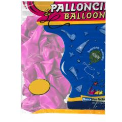 Μπαλόνια latex ροζ 13 ιντσών Rocca Italy Balloons 100 τεμάχια