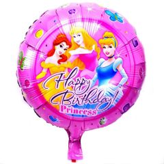 Μπαλόνι 18 inch foil Happy birthday Princess