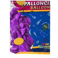 Μπαλόνια latex μωβ 13 ιντσών Rocca Italy Balloons 100 τεμάχια