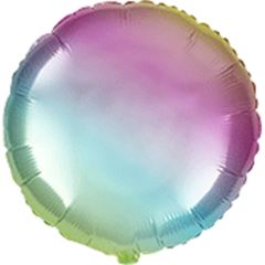 Μπαλόνια 18'' στρογγυλό ιριδίζον rainbow, Flexmetal