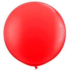 Μπαλόνι κόκκινο 1 μέτρο πλακέ
