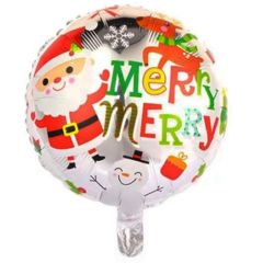 Μπαλόνι 18 ιντσών Άγιος Βασίλης Merry christmas BF75