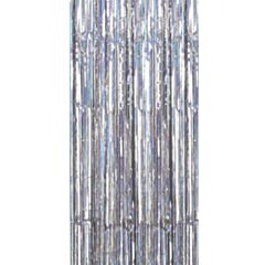 Silver Curtain foil fringe (2m X 1m)